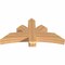 Ekena Millwork Davenport Timber Gable Bracket, Western Red Cedar, 48"W x 24"H x 5 1/2"D x 5 1/2"F, 12/12 Pitch GBW048X24X0606DAV00SWR - alternate 5